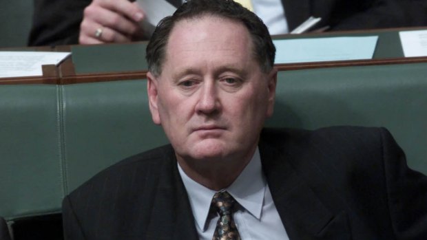 Former federal member for Herbert, Peter Lindsay, pictured sitting in the House of Representatives.