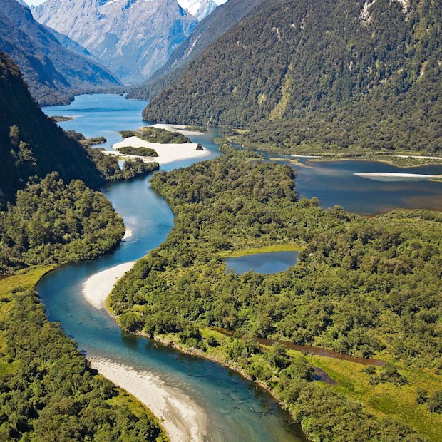 Lake Ada on the Milford Track.
