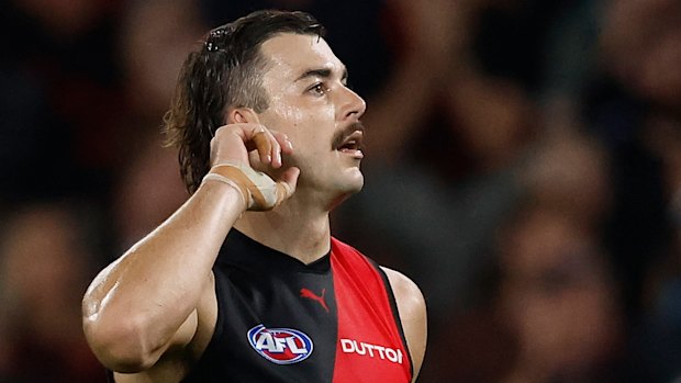 Out-of-contract Essendon ruckman Sam Draper.