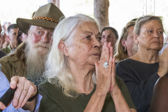 Marcia Langton at the Garma Festival in north-east Arnhem Land last week.