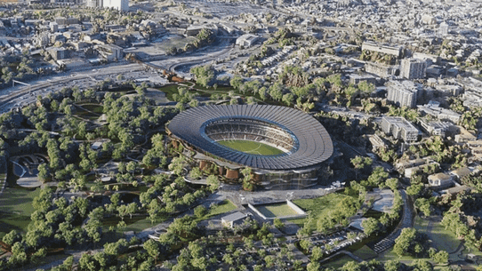 New infrastructure planned for the Brisbane 2032 Olympic Games includes a main stadium, aquatic centre and a main athletes village on the site of the RNA showgrounds.
