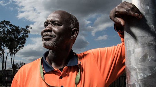 Arou Akot is among school cleaners in Sydney being asked to work extra hours.
