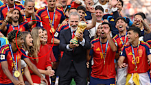 Princess Leonor of Spain and Princess Sofia of Spain joined their parents at the FIFA World Cup Final.