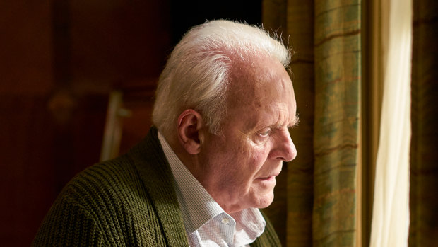 Anthony Hopkins plays a man struggling with dementia in The Father.