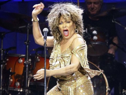 Tina Turner performs in London, 2009.