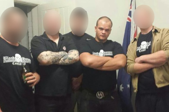 Daniel Newman has links to neo-Nazi leaders in NSW and Victoria and overseas terror outfit Combat 18.