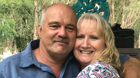 Sandra Muller is desperate to see her husband, who is alone in hospital in Townsville.
