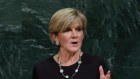 Foreign Minister Julie Bishop of Australia addresses the United Nations General Assembly, at U.N. headquarters, Friday, Sept. 22, 2017. (AP Photo/Richard Drew)