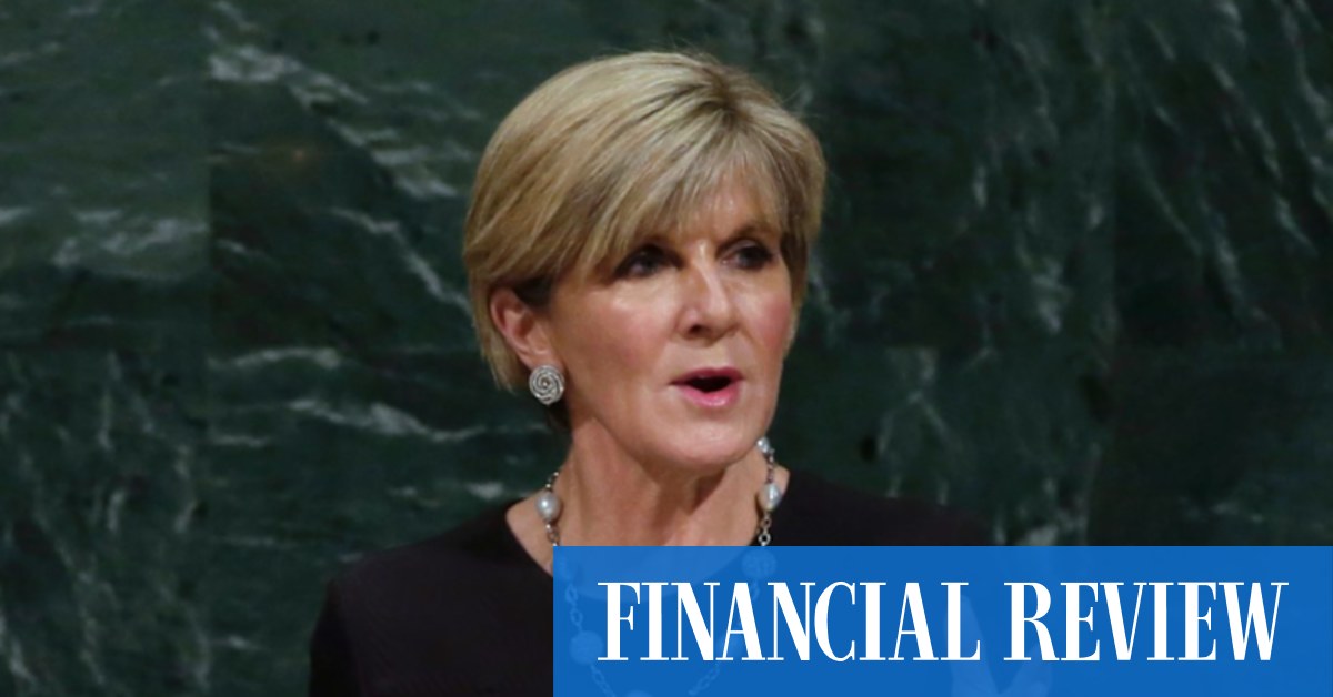 Has Julie Bishop taken on an impossible task for the United Nations in Myanmar? - Vimarsana News
