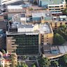 The Wesley Hospital, in Brisbane's inner-west.