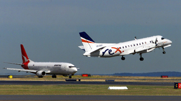 Rex will start Sydney-Melbourne services in March. 