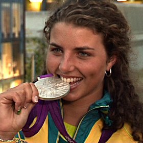 Slalom canoeist Jessica Fox won silver as a teenager at the London Olympics.