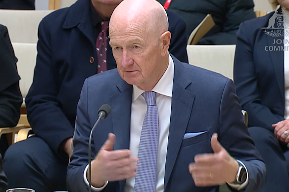 Glenn Stevens is appearing before the KPMG public hearing today. 