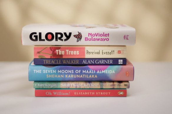 This year’s Booker Prize shortlisted novels.
