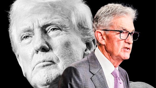 Donald Trump and Jerome Powell.