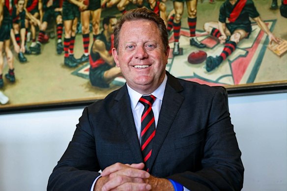 Tim Roberts has been appointed chief executive officer of the Essendon Football Club.