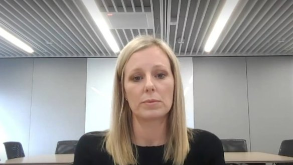 Tanya Arthur, the head of diversified industries and technology of NAB’s corporate and institutional banking, spoke at the NSW inquiry.
