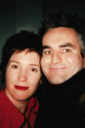 Nova Weetman with Aidan in 2002.