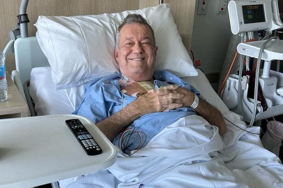 “I started feeling really crook.” Jimmy Barnes in hospital after major surgery late last year.