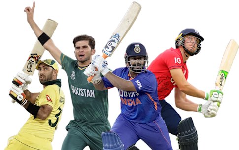 Glenn Maxwell, Shaheen Afridi, Risabh Pant and Jos Buttler.