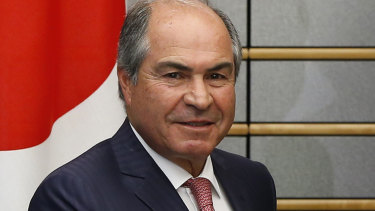 Embattled Jordanian Prime Minister Hani Mulki.
