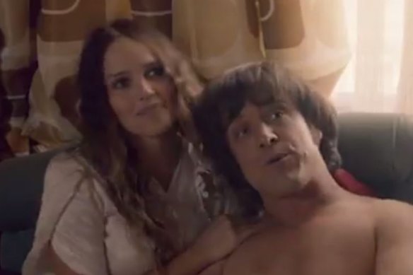 Samuel Johnson and Rebecca Breeds in Molly, for which Johnson won a Gold Logie