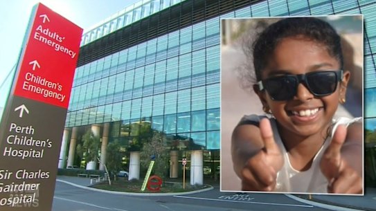 Aishwarya’s condition deteriorated while she waited in the emergency department of the Perth Children’s Hospital.