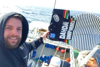 David Schubert will be off the coast of Heard Island at kick-off. 