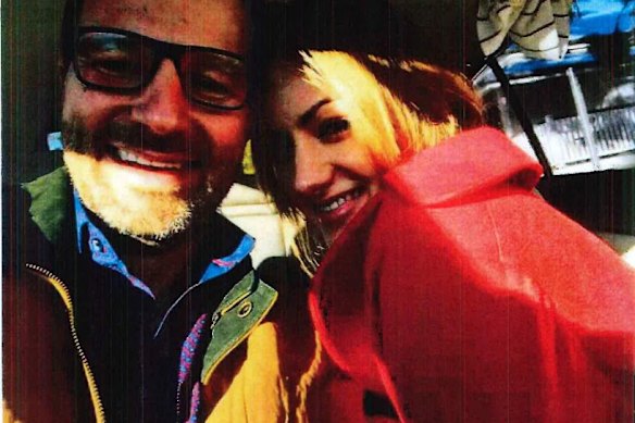 Mark Waden with new girlfriend Desiree Hatzipapas.
