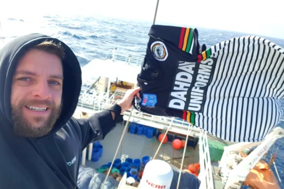 David Schubert will be off the coast of Heard Island at kick-off. 