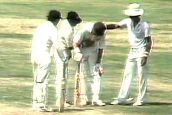 Jones' double century in the sweltering Indian heat has gone down in history as one of the most courageous of all time.