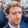 Mark Zuckerberg arrives at court in Los Angeles this year at a landmark trial over social media addiction.