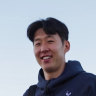 Spurs star Heung-Min Son boards the plane to Melbourne.