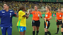 Brazil's friendly against the US descended into a farce.