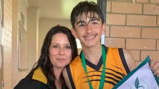 Samantha Saffioti, pictured with her son Tom, is calling for P-platers to have passenger restrictions at night.