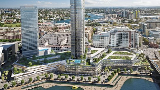 Mirvac is making changes to the design of its development (centre) in a bid to win approval from the NSW Independent Planning Commission.