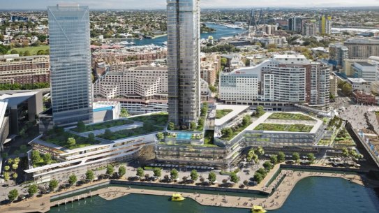 Mirvac lodged plans to redevelop the shopping centre with new shops, offices and a residential tower. 