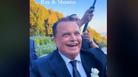 Sam Fayad celebrates his son’s wedding in Tuscany.