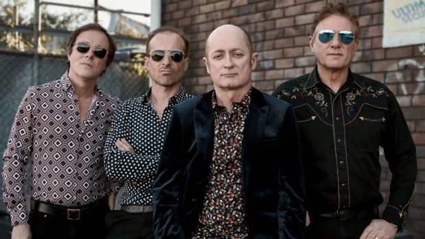 The Hoodoo Gurus (from left) - Brad Shepherd, Nick Reith, Dave Faulkner and Rick Grossman.