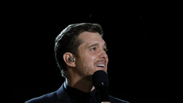 Michael Buble will perform in Brisbane again on Wednesday night. 