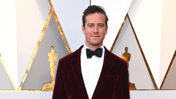Armie Hammer, pictured here at the 2018 Oscars, is the subject of some wild claims on social media.