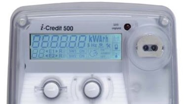 An electricity 'smart meter' records usage and sends it to retailers, without the need for meter readers to enter a property.