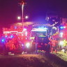 Four children, three adults taken to hospital after bus veers off road near Perisher