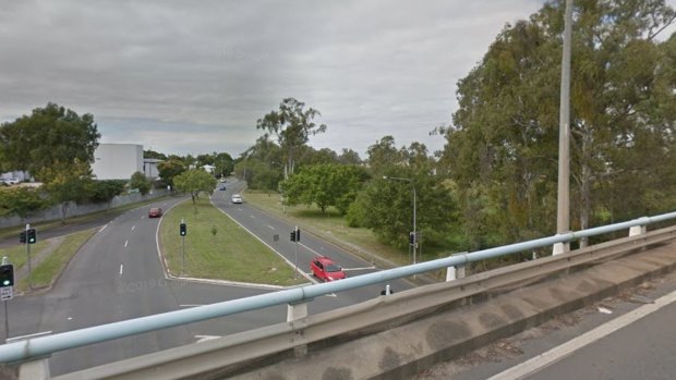 The cyclist collided with a sedan at Muriel Avenue on-ramp to Ipswich Road.
