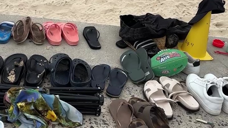 Haunting reminders of an afternoon at the beach that turned to tragedy