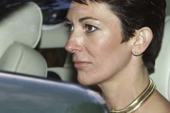 Ghislaine Maxwell, driven by Prince Andrew, leaves the wedding of a former girlfriend of the duke in 2000.