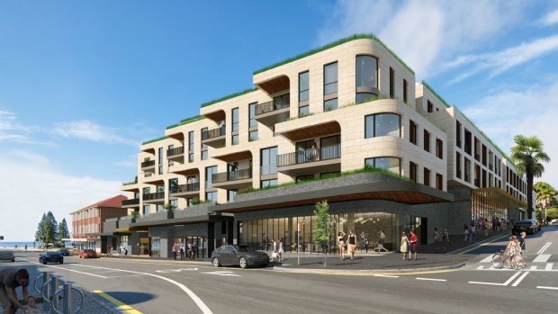 An artist’s impression of part of the proposed $112 million redevelopment of the Coogee Bay Hotel site.