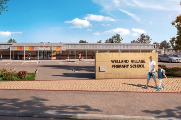 An artist’s impression of the new Wellard Village PS. 