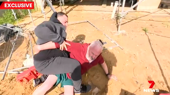 7News Perth reporter Geof Parry and Nicheliving managing director Ronnie Michel-Elhaj.