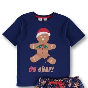 The Christmas themed-T-shirt WA Police are searching for in an attempt to find the offender. 